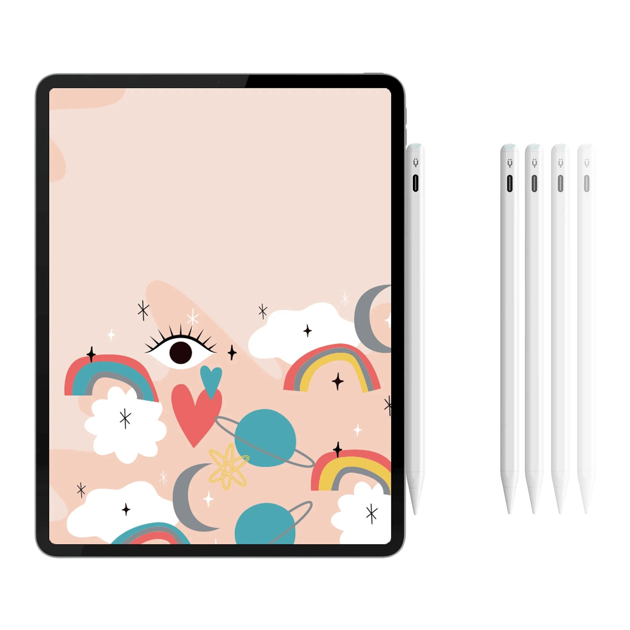 Pencil Pro - iPad Pen With USB-C Charging | Pearl White